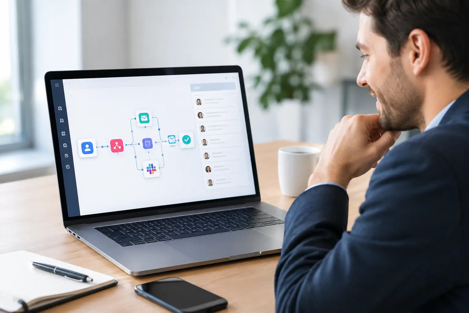 CRM Workflow mit n8n Beispiel für den Vertrieb